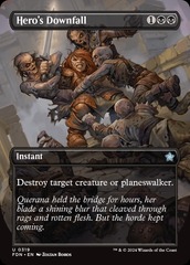 (319) Hero's Downfall - FOIL - BORDERLESS